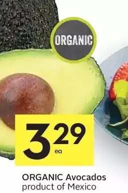 Foodland Organic Avocados offer