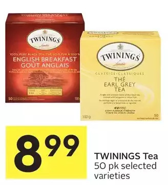 Foodland Twinings Tea offer