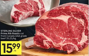 Foodland Sterling Silver Prime Rib Roasts offer