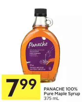 Foodland Panache 100% Pure Maple Syrup offer