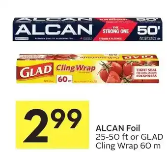 Foodland Alcan Foil or Glad Cling Wrap offer