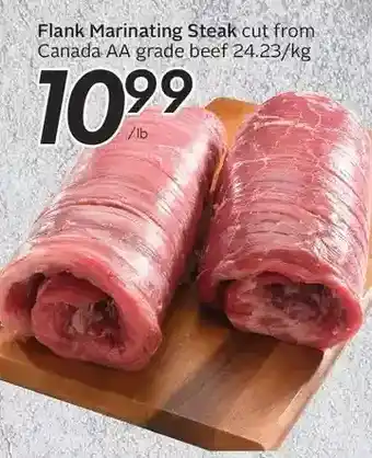 Sobeys Flank Marinating Steak offer