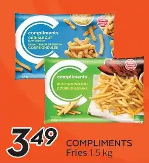 Sobeys Compliments Fries offer