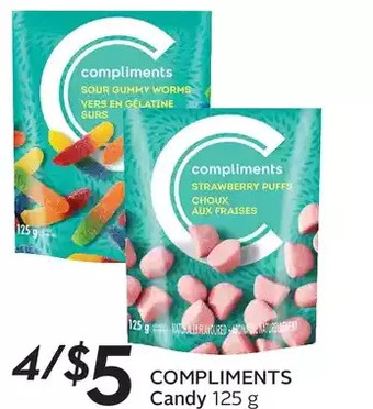 Sobeys Compliments Candy offer