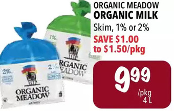 Farm Boy Organic Milk offer