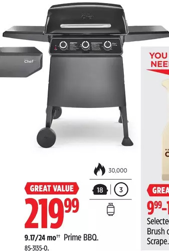 Canadian Tire Prime BBQ offer