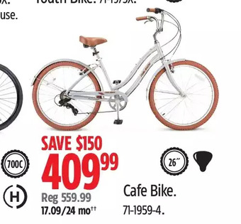 Canadian Tire Cafe Bike offer
