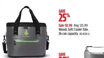 Canadian Tire Woods Soft Cooler Tote offer
