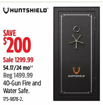 Canadian Tire Huntshield 40-Gun Fire and Water Safe offer