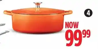 Canadian Tire Lagostina Tuscan 5-Qt Oval Cast-Iron Casserole offer