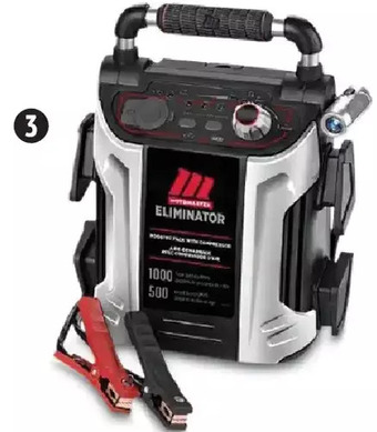 Canadian Tire Eliminator 1000a Booster Pack with Air Compressor offer