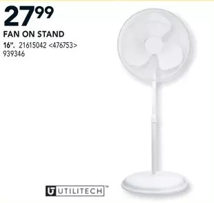 Lowe's Utilitech Fan on Stand offer