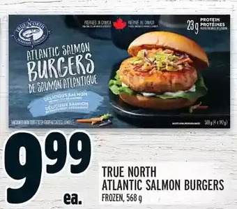 Metro True North Atlantic Salmon Burgers offer