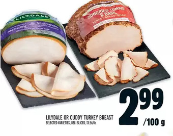 Metro Lilydale or Cuddy Turkey Breast offer