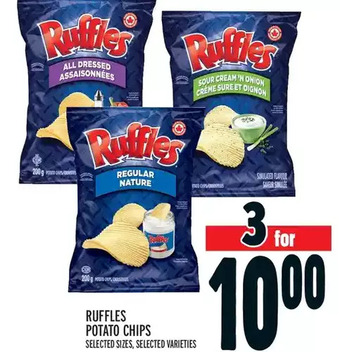 Metro Ruffles Potato Chips offer