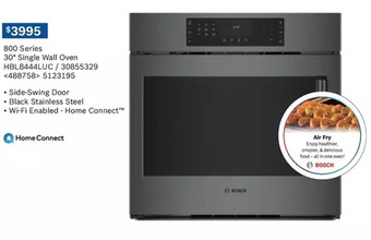 Lowe's Bosch 800 Series 30" Single Wall Oven offer