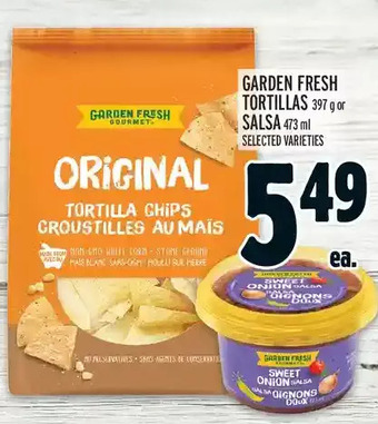 Metro Garden Fresh Tortillas or Salsa offer