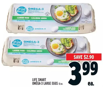 Metro Life Smart Omega-3 Large Eggs offer
