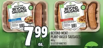 Metro Beyond Meat Plant-Based Sausages offer