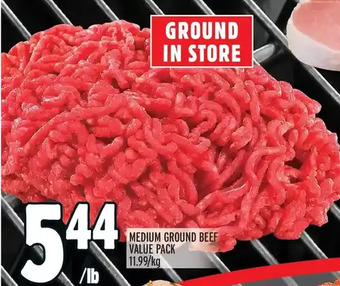 Metro Medium Ground Beef Value Pack offer