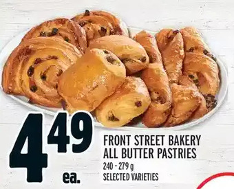 Metro Front Street Bakery All Butter Pastries offer