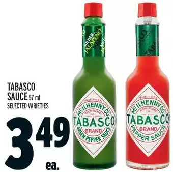 Metro Tabasco Sauce offer