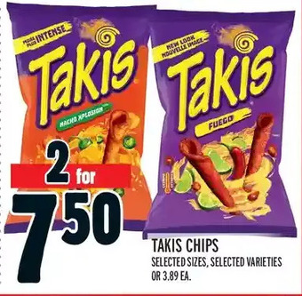 Metro Takis Chips offer