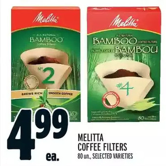 Metro Melitta Coffee Filters offer