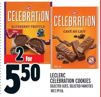 Metro Leclerc Celebration Cookies offer