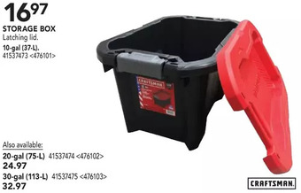 RONA Craftsman Storage Box offer