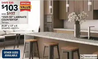RONA Belanger Laminates "2325-SD" Laminate Countertop offer