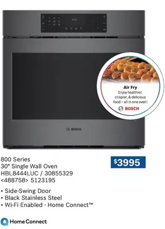 RONA 800 Series 30" Single Wall Oven offer