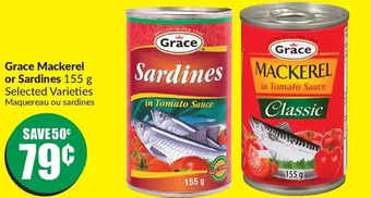 FreshCo Grace Mackerel or Sardines offer