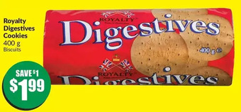 FreshCo Royalty Digestives Cookies offer