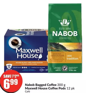 FreshCo Nabob Bagged Coffee | Maxwell House Coffee Pods offer