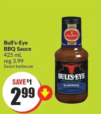 FreshCo Bull's-Eye BBQ Sauce offer