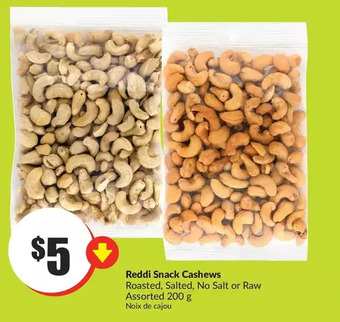 FreshCo Reddi Snack Cashews offer