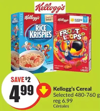 FreshCo Kellogg's Cereal offer