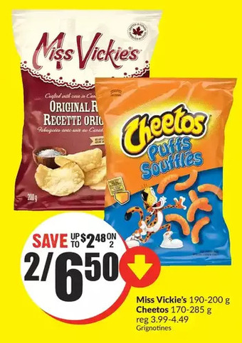 FreshCo Miss Vickie's | Cheetos offer