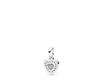 Pandora Pandora signature heart pendant, clear cz - final sale offer