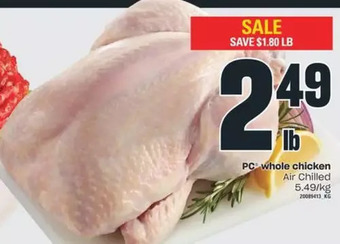 Independent Grocer PC Whole Chicken offer