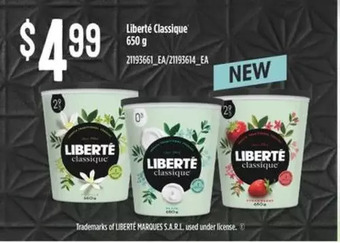 Independent Grocer Liberté Classique offer