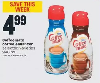 Independent Grocer Coffeemate Coffee Enhancer offer