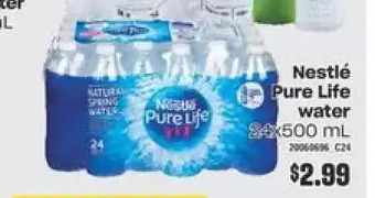 Independent Grocer Nestlé Pure Life Water offer