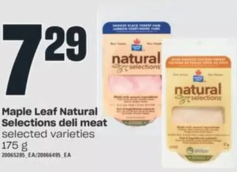 Independent Grocer Maple Leaf Natural Selections Deli Meat offer