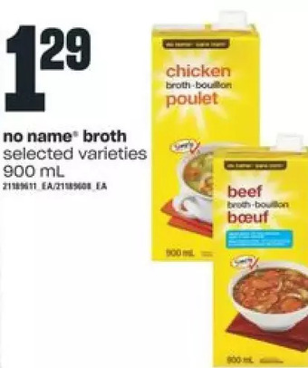 Independent Grocer No Name Broth offer