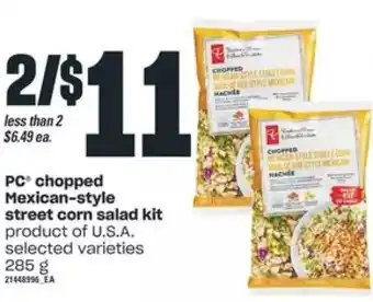 Independent Grocer PC Chopped Mexican-Style Street Corn Salad Kit offer