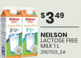 Independent Grocer Neilson Lactose Free Milk offer