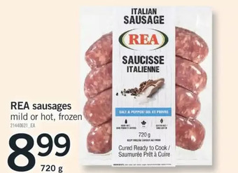 Fortinos Rea Sausages offer