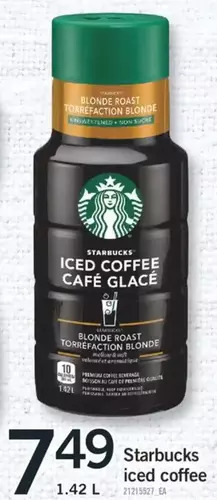 Fortinos Starbucks Iced Coffee offer